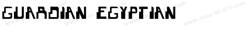 Guardian Egyptian字体转换